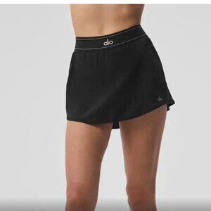 Alo Yoga High Speed Mini Tennis Skirt - Black NWT